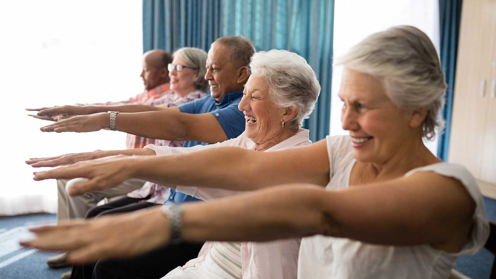 seated exercise class